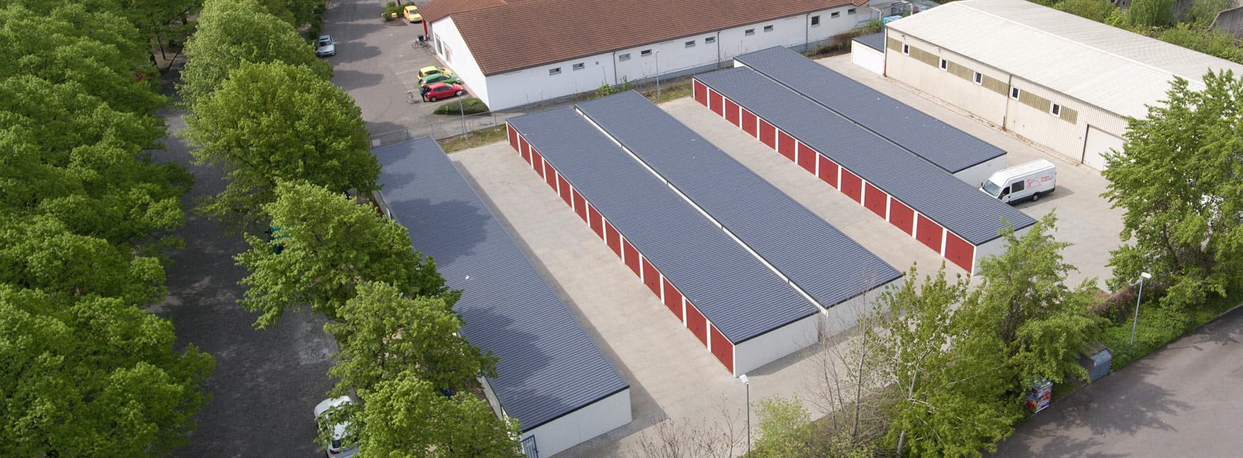 Luftaufnahme des Garagenhof in Wentorf bei Hamburg